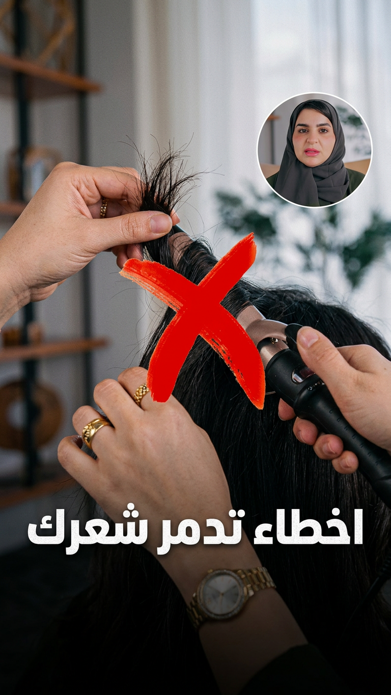 اخطاء تسويها بشعرك 